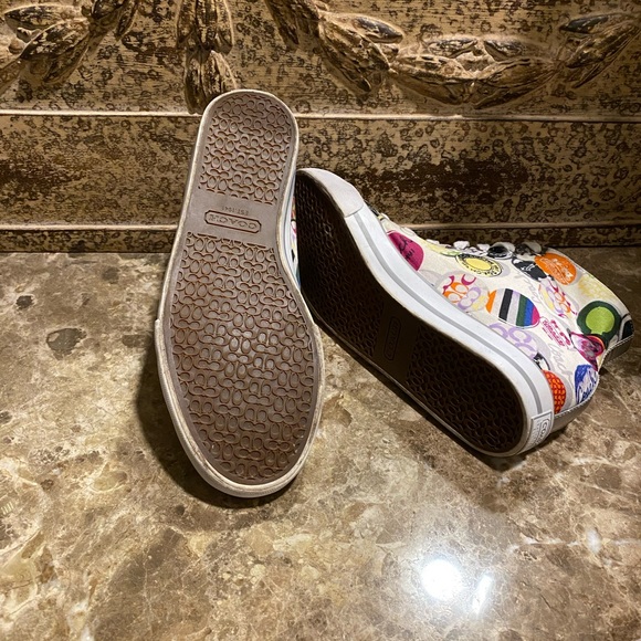 Coach Cardinal High Top Graffiti Sneakers - Picture 5 of 8